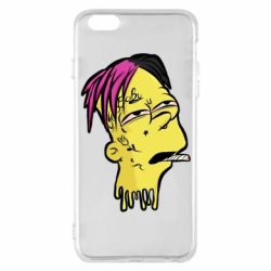 Чехол для iPhone 6 Plus/6S Plus Bart as Lil Peep - PrintSalon
