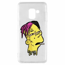Чехол для Samsung A8 2018 Bart as Lil Peep - PrintSalon