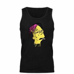 Мужская майка Bart as Lil Peep - PrintSalon