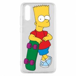 Чехол для Huawei P20 Bart Simpson - PrintSalon