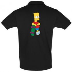 Мужское поло Bart Simpson - PrintSalon