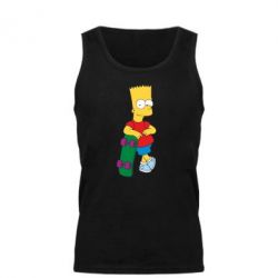 Мужская майка Bart Simpson - PrintSalon
