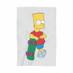 Полотенце с принтом Bart Simpson - PrintSalon