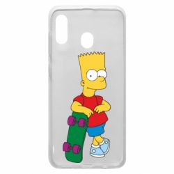 Чехол для Samsung A20 Bart Simpson - PrintSalon