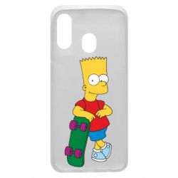 Чехол для Samsung A40 Bart Simpson - PrintSalon