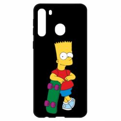 Чехол для Samsung A21 Bart Simpson - PrintSalon