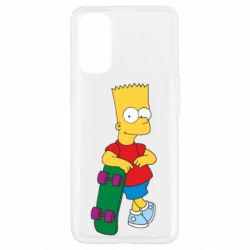 Чехол для Oppo Reno 4 Bart Simpson - PrintSalon