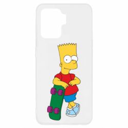 Чехол для Oppo Reno 5 Lite Bart Simpson - PrintSalon
