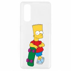 Чехол для Oppo Find X2 Bart Simpson - PrintSalon