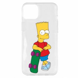 Чехол для iPhone 14 Plus Bart Simpson - PrintSalon