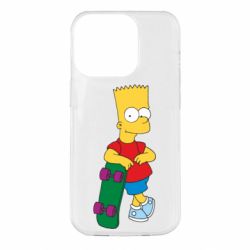 Чехол для iPhone 14 Pro Bart Simpson - PrintSalon