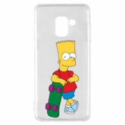 Чехол для Samsung A8 2018 Bart Simpson - PrintSalon