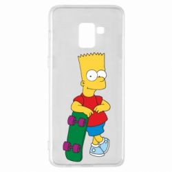 Чехол для Samsung A8+ 2018 Bart Simpson - PrintSalon