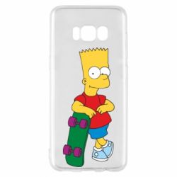 Чехол для Samsung S8 Bart Simpson - PrintSalon