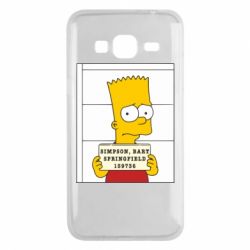 Чехол для Samsung J3 2016 Барт в тюряге - PrintSalon
