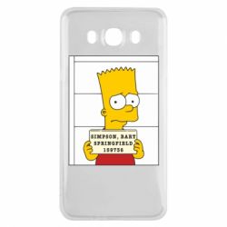 Чехол для Samsung J7 2016 Барт в тюряге - PrintSalon