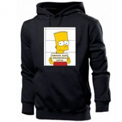 Мужское худи Барт в тюряге - PrintSalon