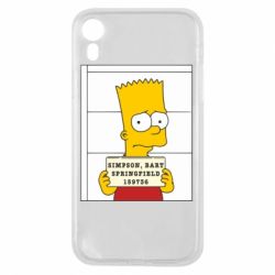 Чехол для iPhone XR Барт в тюряге - PrintSalon