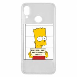 Чехол для Huawei P Smart Plus 2018 Барт в тюряге - PrintSalon