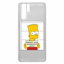 Чехол для Huawei P30 Pro Барт в тюряге - PrintSalon