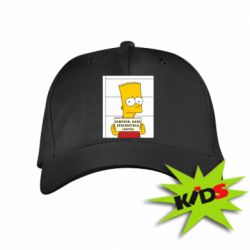 Детская кепка Барт в тюряге