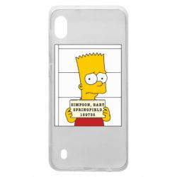 Чехол для Samsung A10 Барт в тюряге - PrintSalon