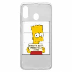 Чехол для Samsung A30 Барт в тюряге - PrintSalon