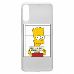 Чехол для Samsung A70 Барт в тюряге - PrintSalon