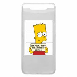 Чехол для Samsung A80 Барт в тюряге - PrintSalon