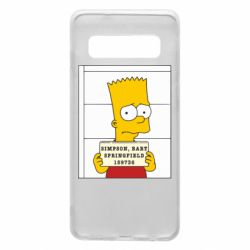 Чехол для Samsung S10 Барт в тюряге