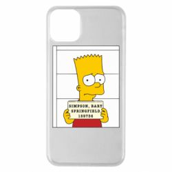 Чехол для iPhone 11 Pro Max Барт в тюряге - PrintSalon
