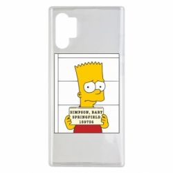 Чехол для Samsung Note 10 Plus Барт в тюряге - PrintSalon