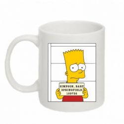 Чашка 320ml Барт в тюряге-PrintSalon Чашка 320ml Барт в тюряге