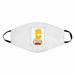 Маска многоразовая Барт в тюряге - PrintSalon