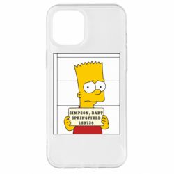 Чехол для iPhone 12 Pro Max Барт в тюряге - PrintSalon