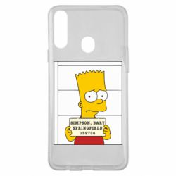 Чехол для Samsung A20s Барт в тюряге - PrintSalon