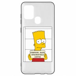 Чехол для Samsung A21s Барт в тюряге - PrintSalon