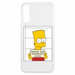 Чехол для Samsung A50 Барт в тюряге - PrintSalon
