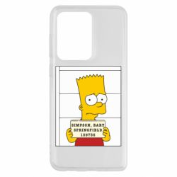 Чехол для Samsung S20 Ultra Барт в тюряге - PrintSalon