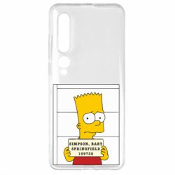 Чехол для Xiaomi Mi10/10 Pro Барт в тюряге - PrintSalon