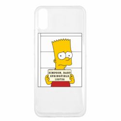 Чехол для Xiaomi Redmi 9a Барт в тюряге - PrintSalon