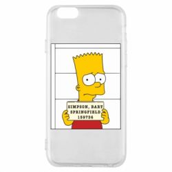 Чехол для iPhone 6/6S Барт в тюряге-PrintSalon Чехол для iPhone 6/6S Барт в тюряге