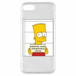 Чехол для iPhone 7 Барт в тюряге - PrintSalon