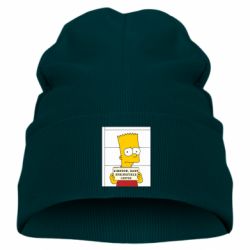 Детская шапка Барт в тюряге - PrintSalon