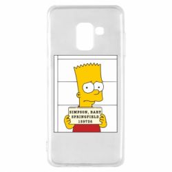Чехол для Samsung A8 2018 Барт в тюряге - PrintSalon
