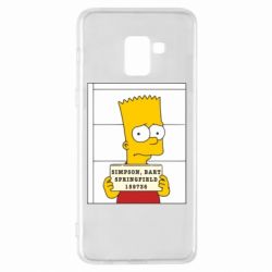 Чехол для Samsung A8+ 2018 Барт в тюряге - PrintSalon
