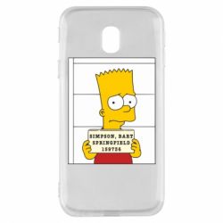 Чехол для Samsung J3 2017 Барт в тюряге - PrintSalon