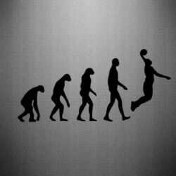 Наклейка Basketball Evolution - PrintSalon