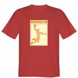Мужская футболка Stedman Basketball fan - PrintSalon