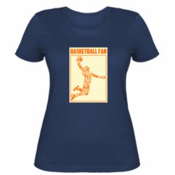 Женская футболка Basketball fan - PrintSalon